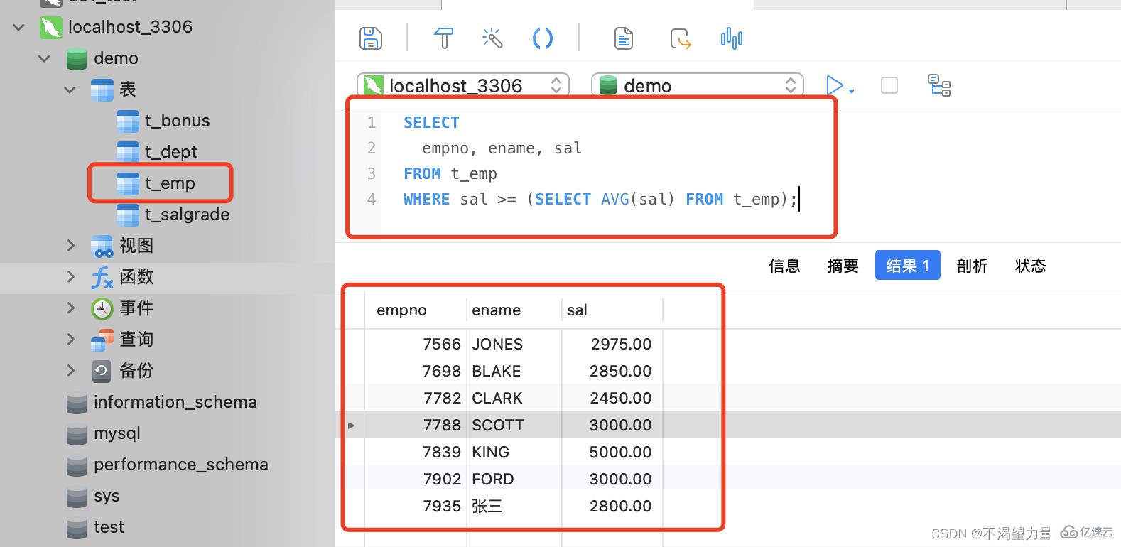 MySQL数据库子查询语法规则是什么