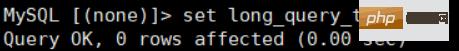 MySQL慢查询日志怎么设置