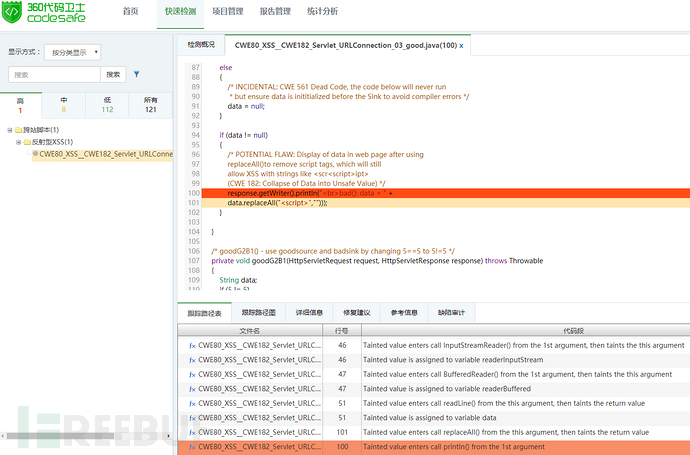 怎么分析反射型XSS