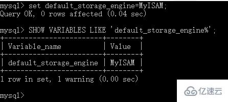 mysql如何查询存储引擎