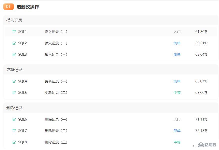 SQL增删改操作实例分析