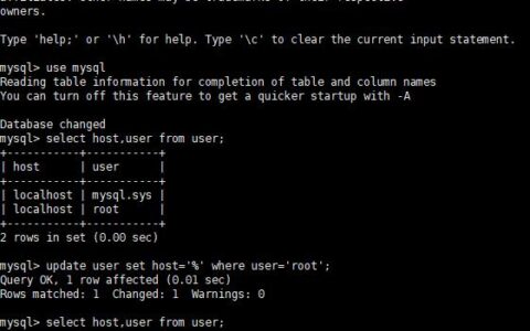 mysql远程连接不上怎么解决