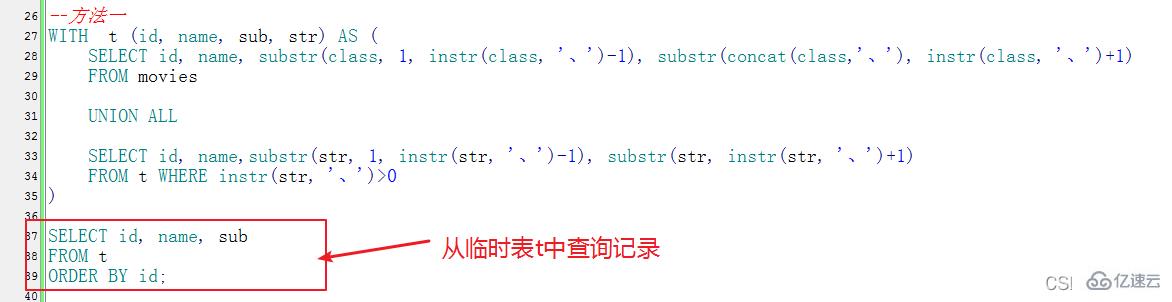 SQL字符串的合并与拆分实例代码分析