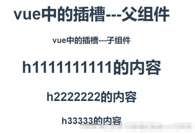 Vue中slot插槽作用与原理是什么