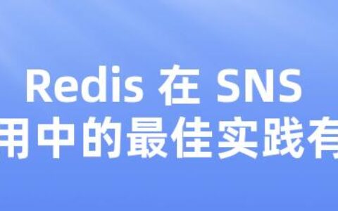 Redis 在 SNS 类应用中的优异实践有哪些