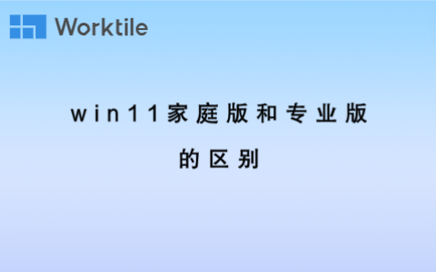 win11家庭版和专业版的区别