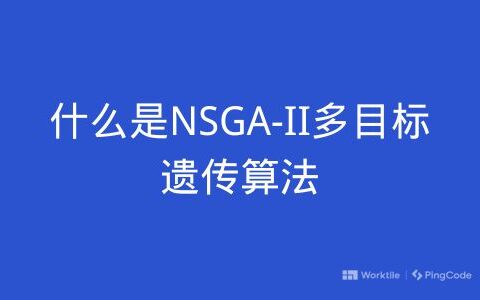 什么是NSGA-II多目标遗传算法