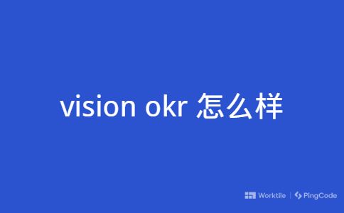 vision okr 怎么样