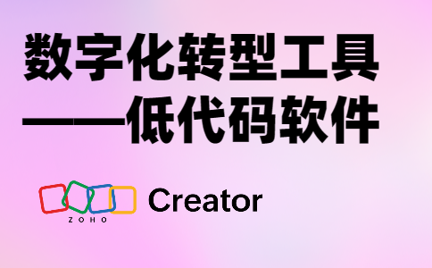 数字化转型工具——低代码软件