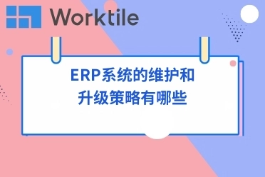 ERP系统的维护和升级策略有哪些