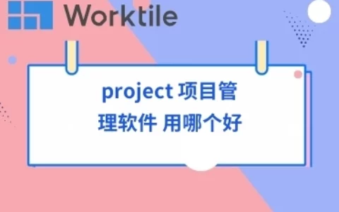 project 项目管理软件 用哪个好