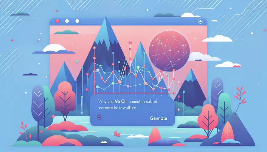 为什么vue-cli安装不了