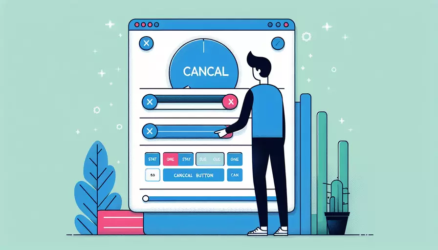 vue中如何实现按钮的取消