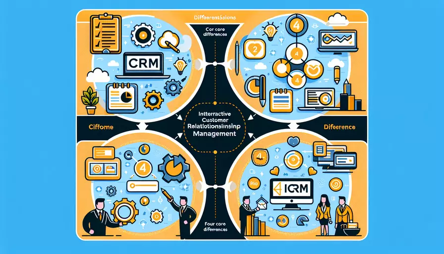 CRM和ICRM的区别和联系？比较4个核心差异