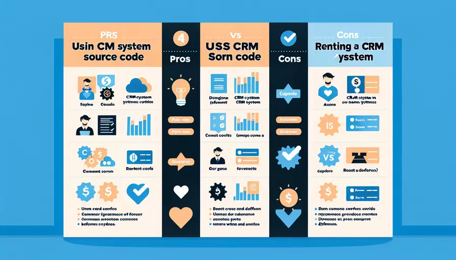 CRM系统是源码好还是租用好？比较两者的4个优缺点