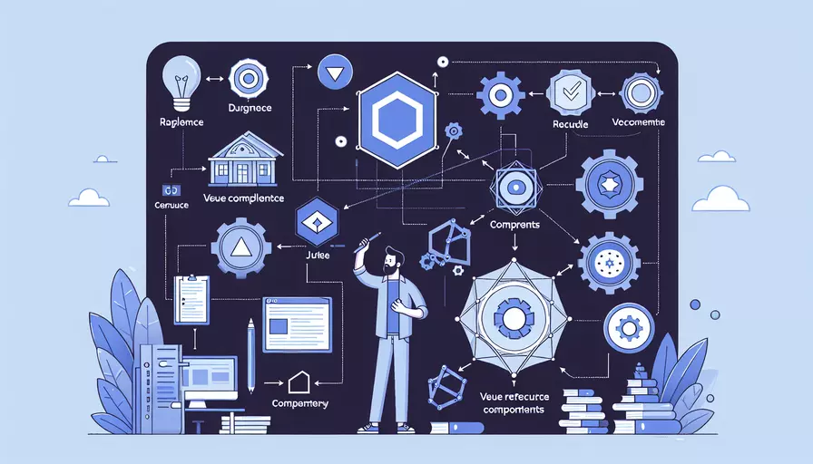 jalor框架如何引用vue组件