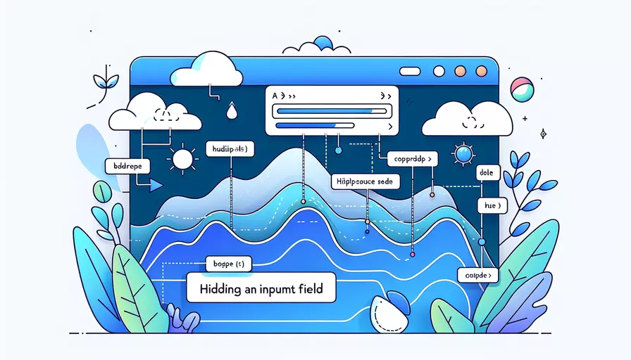 vue如何让input隐藏
