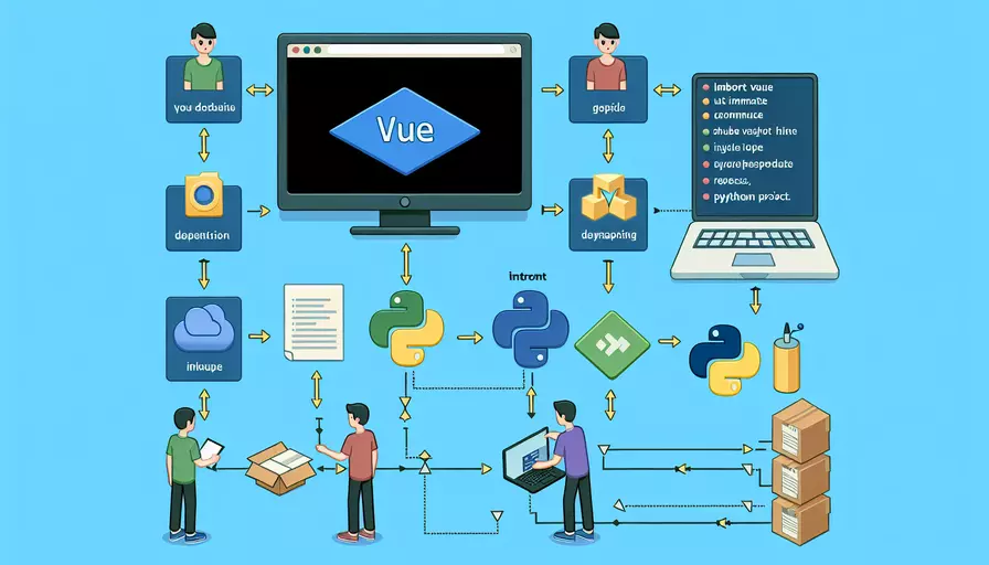 python如何导入vue