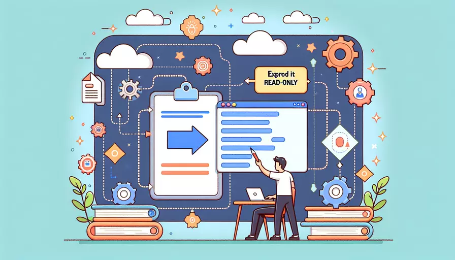 vue导出文件如何只读