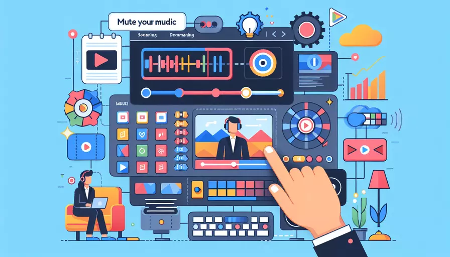 vue视频软件如何消音