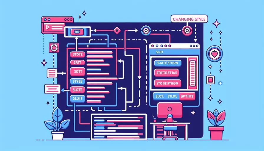 vue如何改变slot的样式