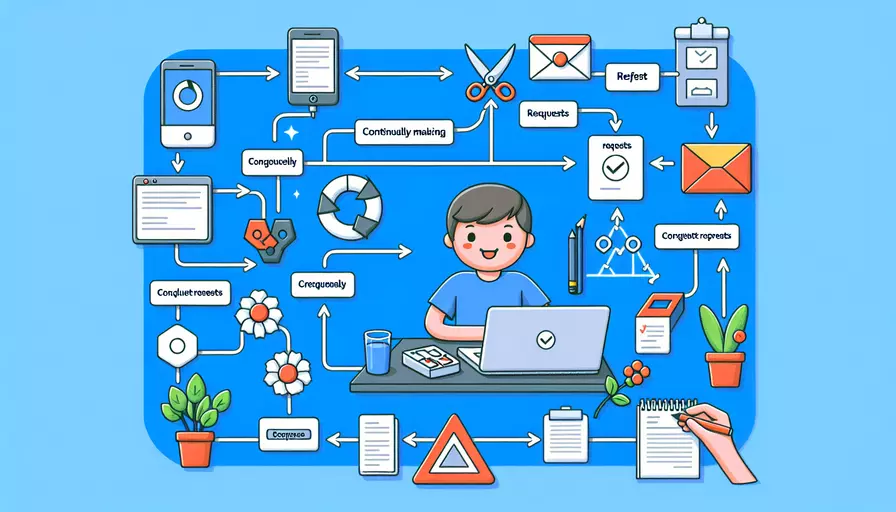 vue框架如何不断发送请求