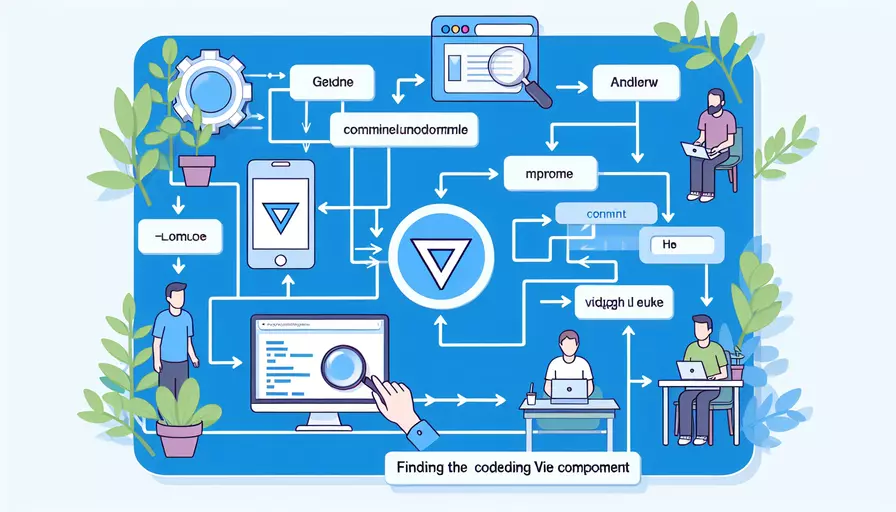 如何通过页面找到对应vue组件