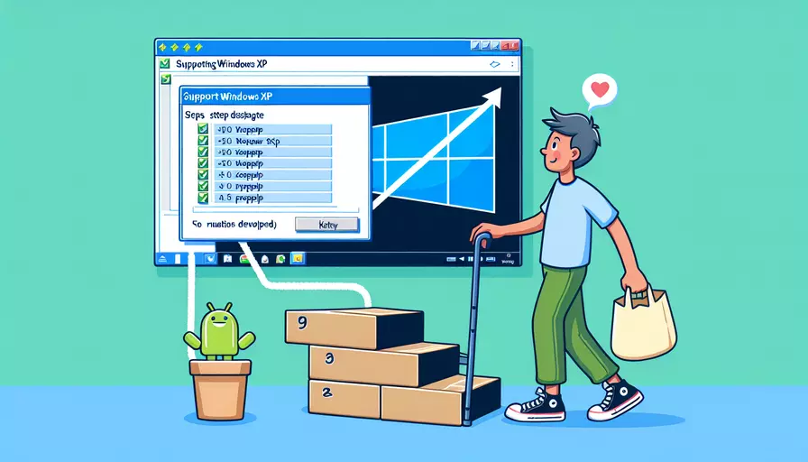 vue开发桌面程序如何支持xp