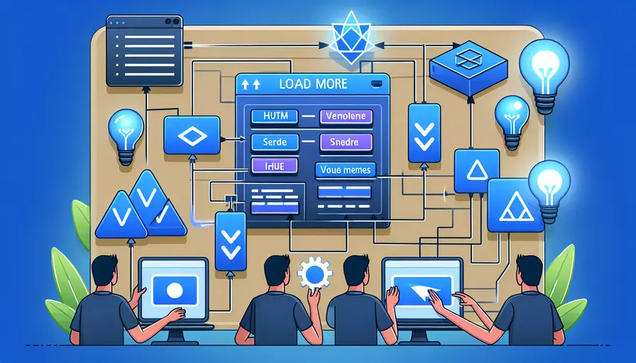 vue中如何写加载更多