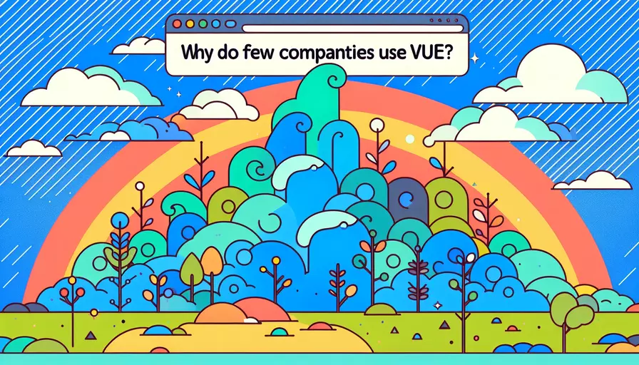 为什么很少公司用vue