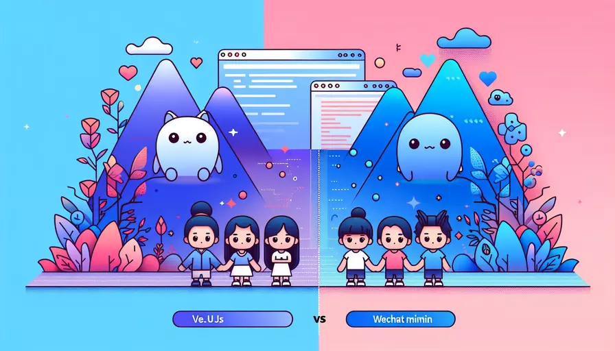 vue和微信小程序有什么区别