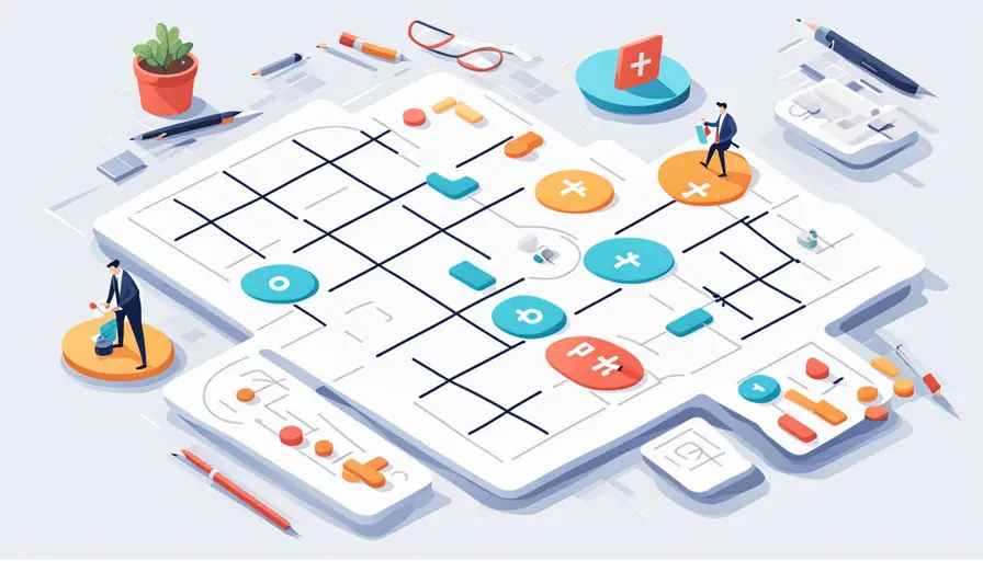 项目管理井字格子怎么画