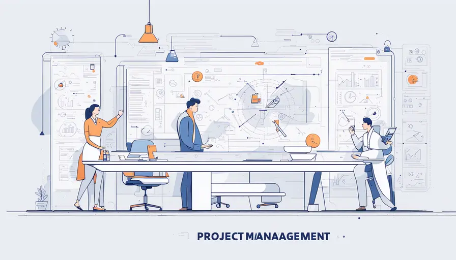 项目管理线框图片怎么做