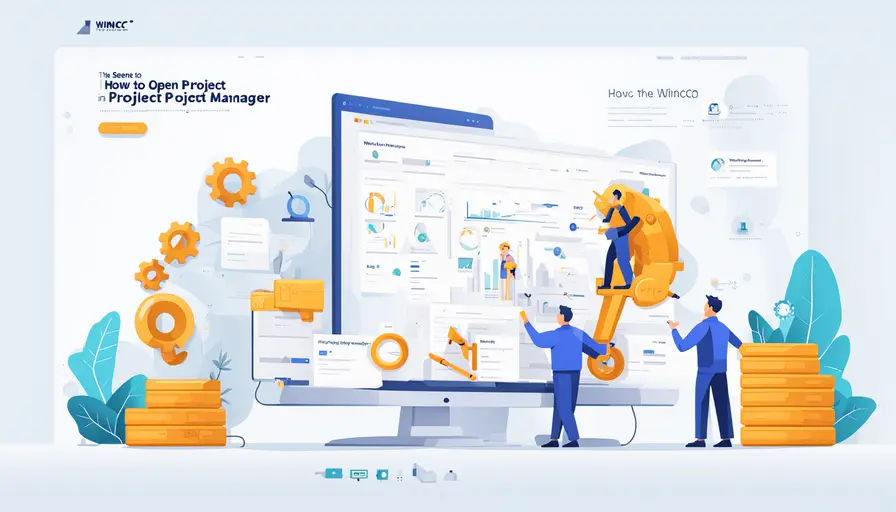 wincc的项目管理器怎么打开