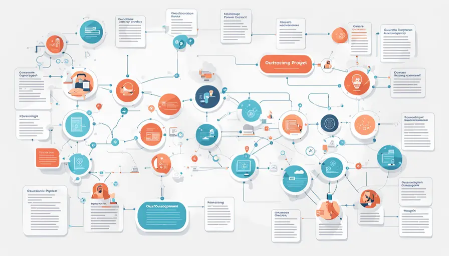 外包项目管理示意图怎么做