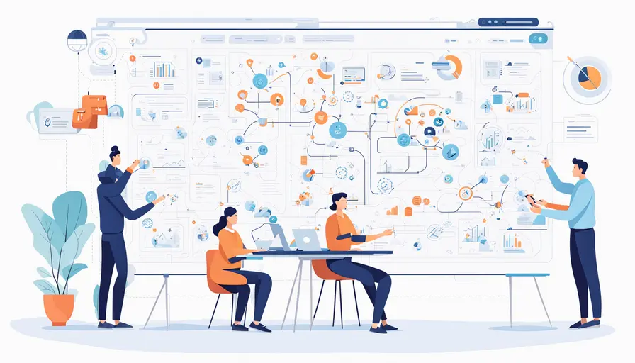 项目管理架构绘制图怎么画