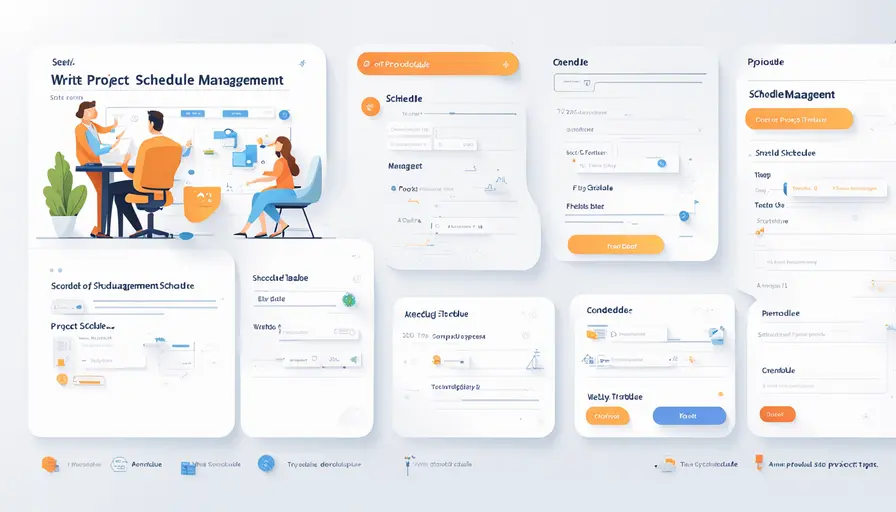 项目进度管理表怎么写
