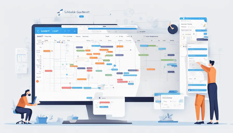 进度管理甘特图怎么画