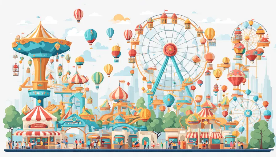 游乐场不同项目的区别