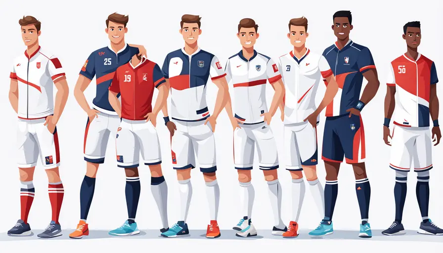 不同项目体育生队服区别