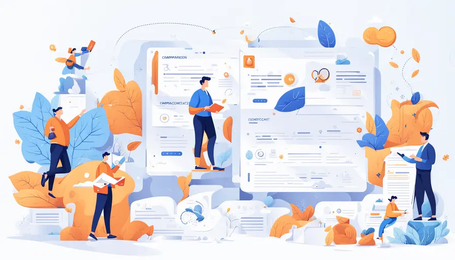 签项目合同区别图片对比