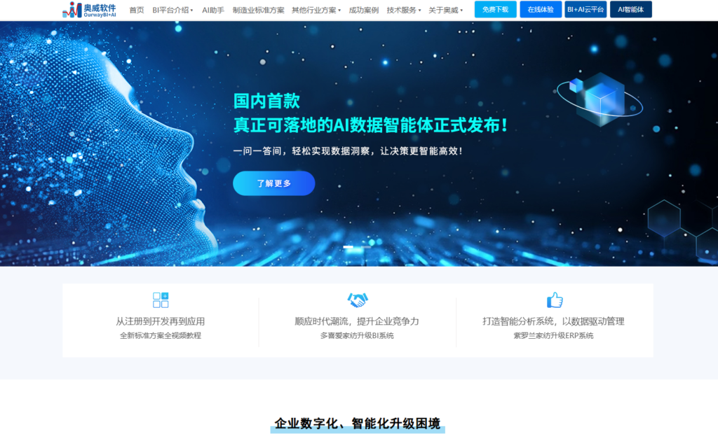 数据可视化工具排行：企业常用BI平台盘点