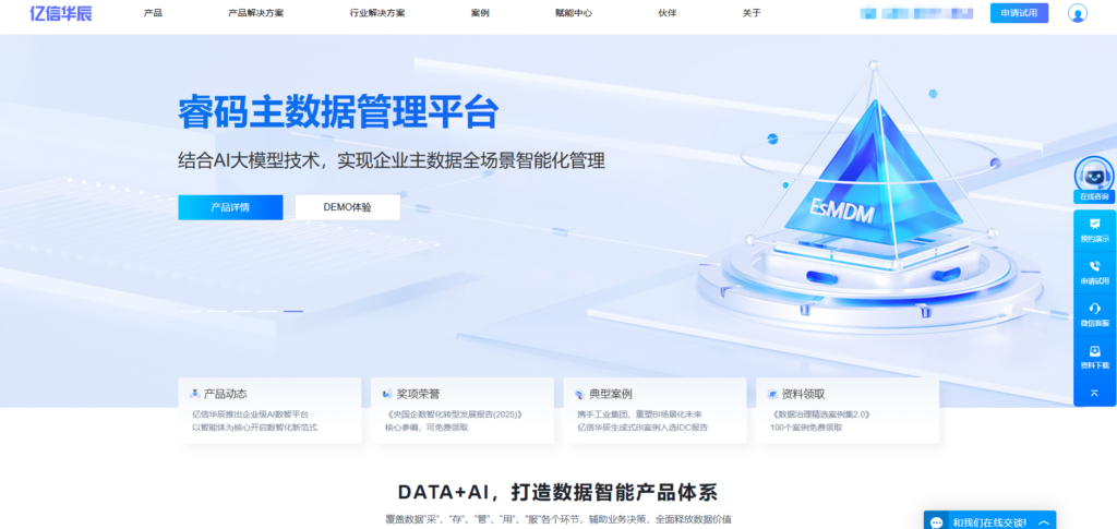 2025年11款企业级数据治理平台选型清单