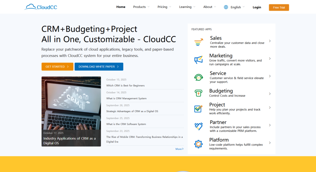主流客户管理系统（CRM）8大选择，不容错过