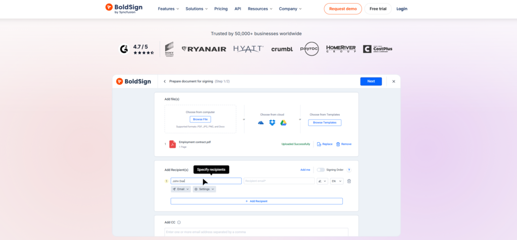 汽车行业指南：合适的7款在线合同签署平台