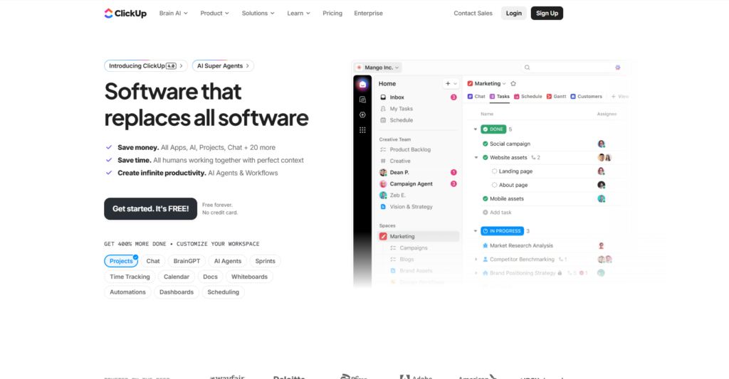 10款SaaS项目管理软件对比：研发/交付/跨部门协作怎么选