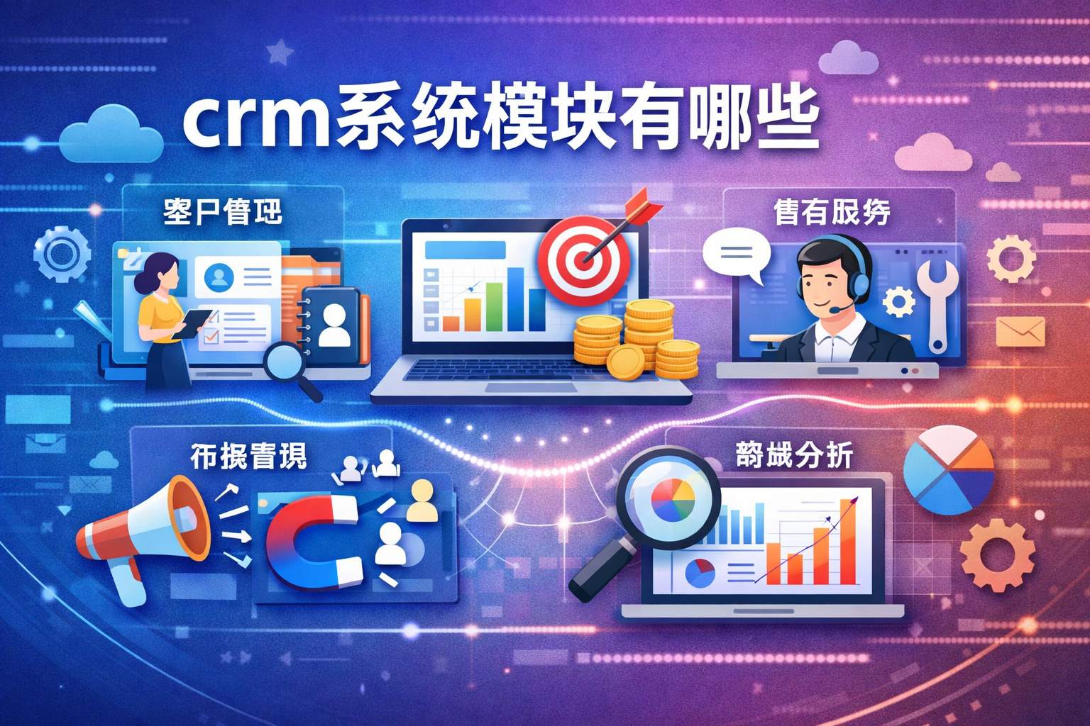 crm系统模块有哪些