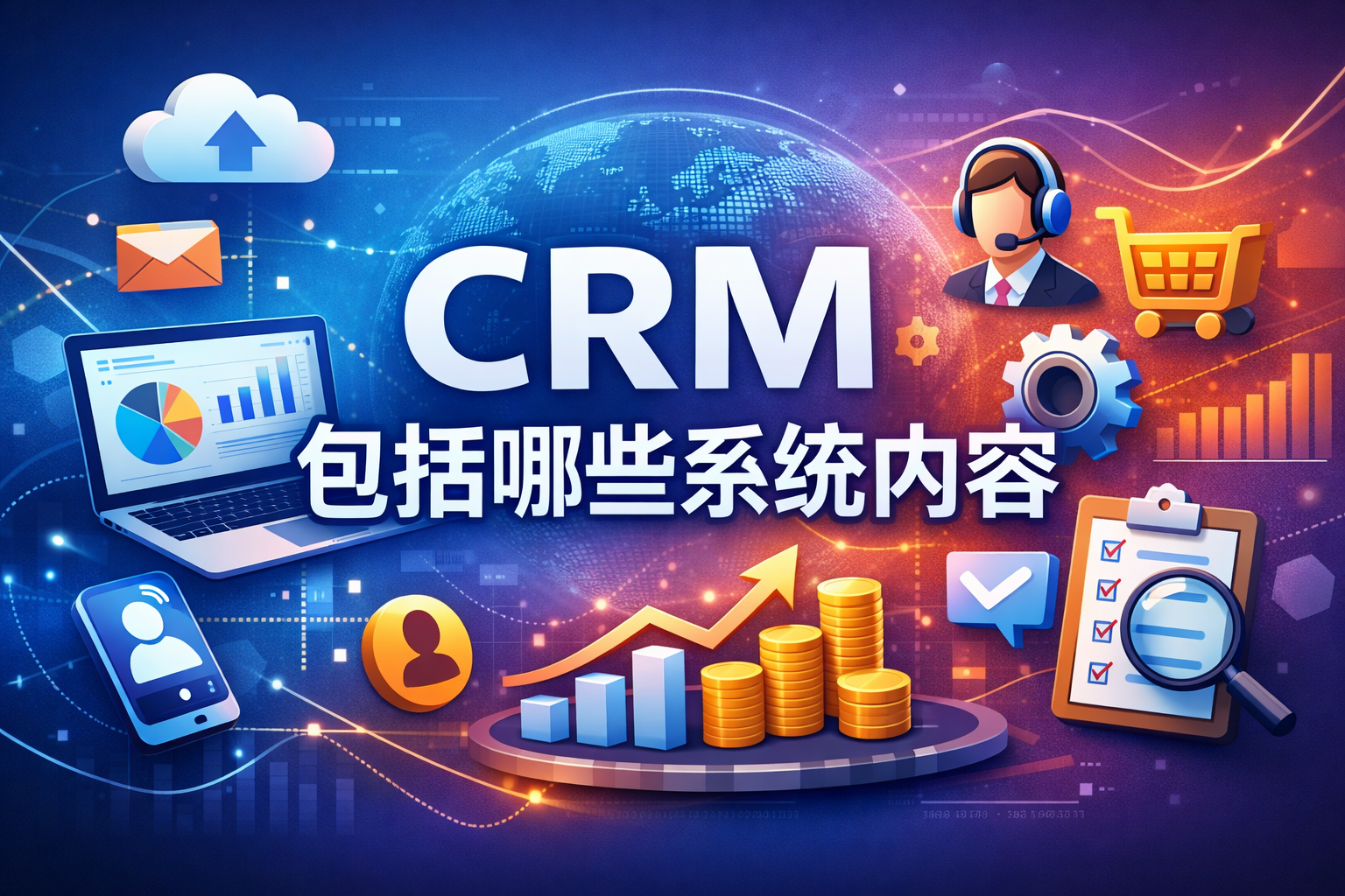 crm包括哪些系统内容