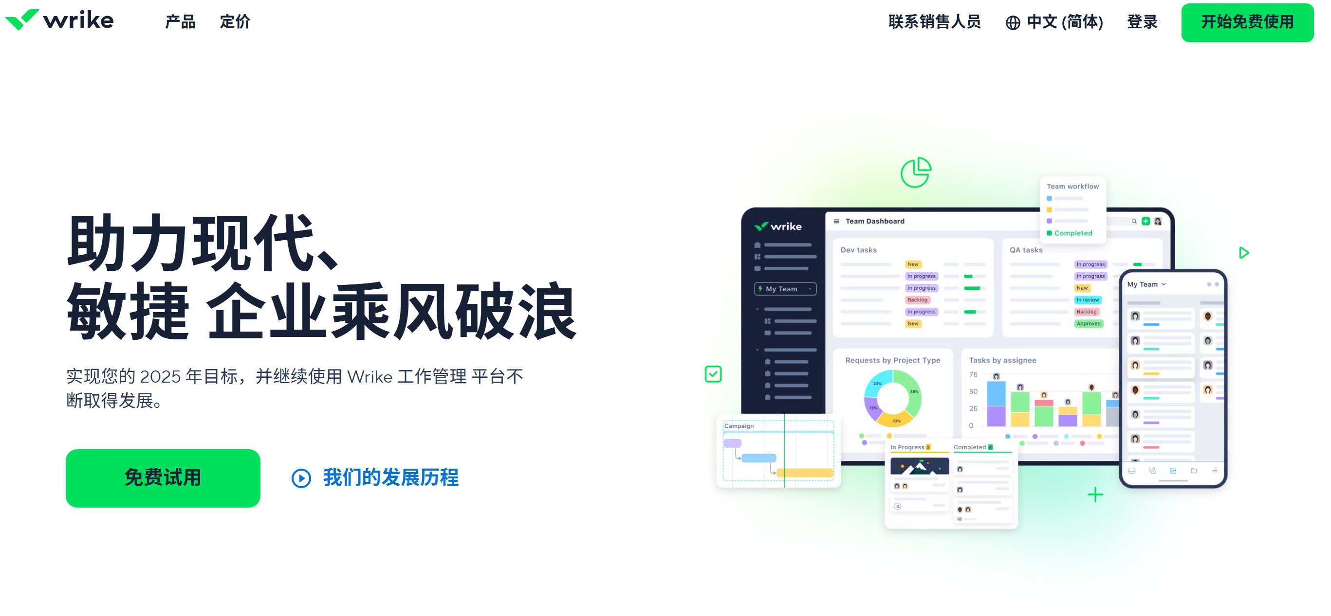 甘特图软件工具盘点：7款进度可视化方案推荐